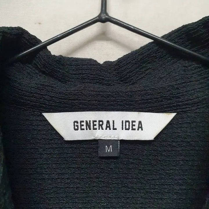 [BUNJANG] General Idea Black Shirt / 제너럴아이디어 블랙 셔츠