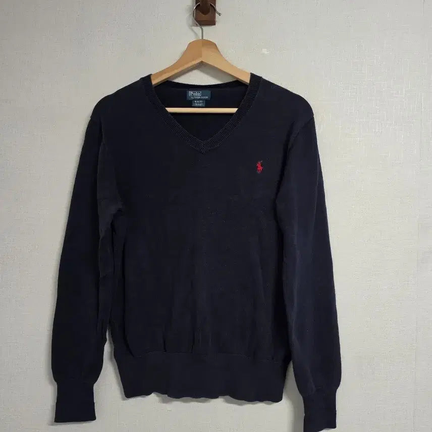 [BUNJANG] Polo Ralph Lauren V-Neck Knit Sweater / 폴로 랄프로렌 브이넥 니트 18-20