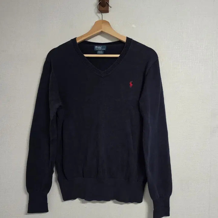 [BUNJANG] Polo Ralph Lauren V-Neck Knit Sweater / 폴로 랄프로렌 브이넥 니트 18-20