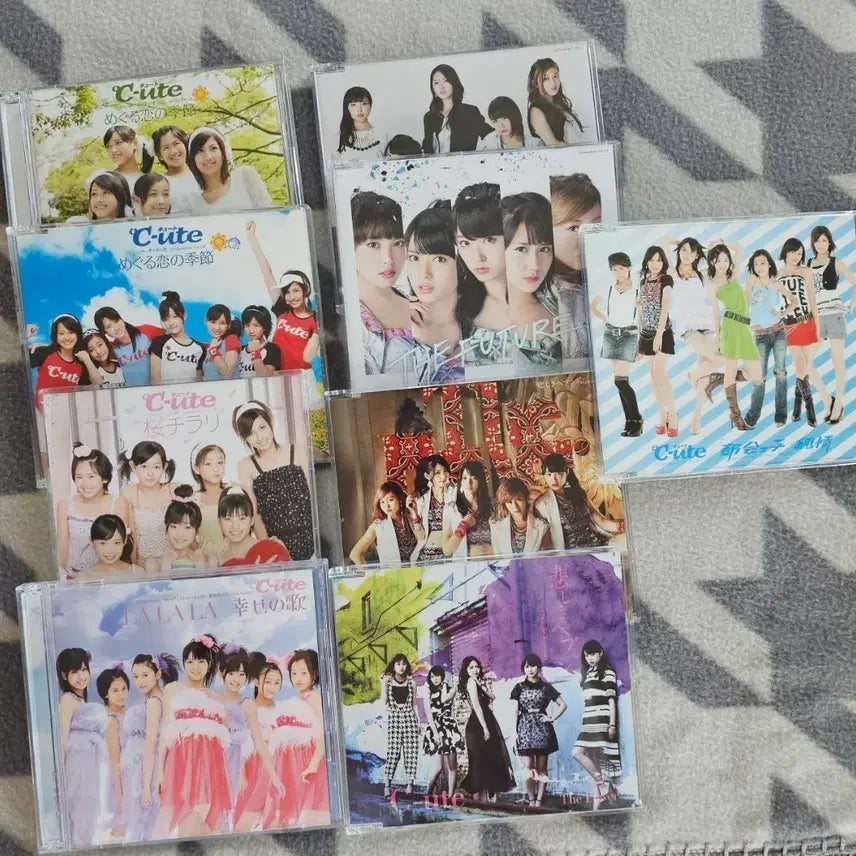[BUNJANG] C-ute Bundle Set Single CDs / C-ute 큐트 싱글 CD 일괄 세트