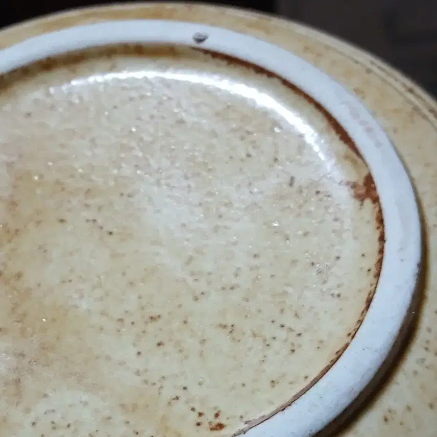 [BUNJANG] Yellow Glazed Porcelain Brush Washer (Small) / 황유도자기필세(소)