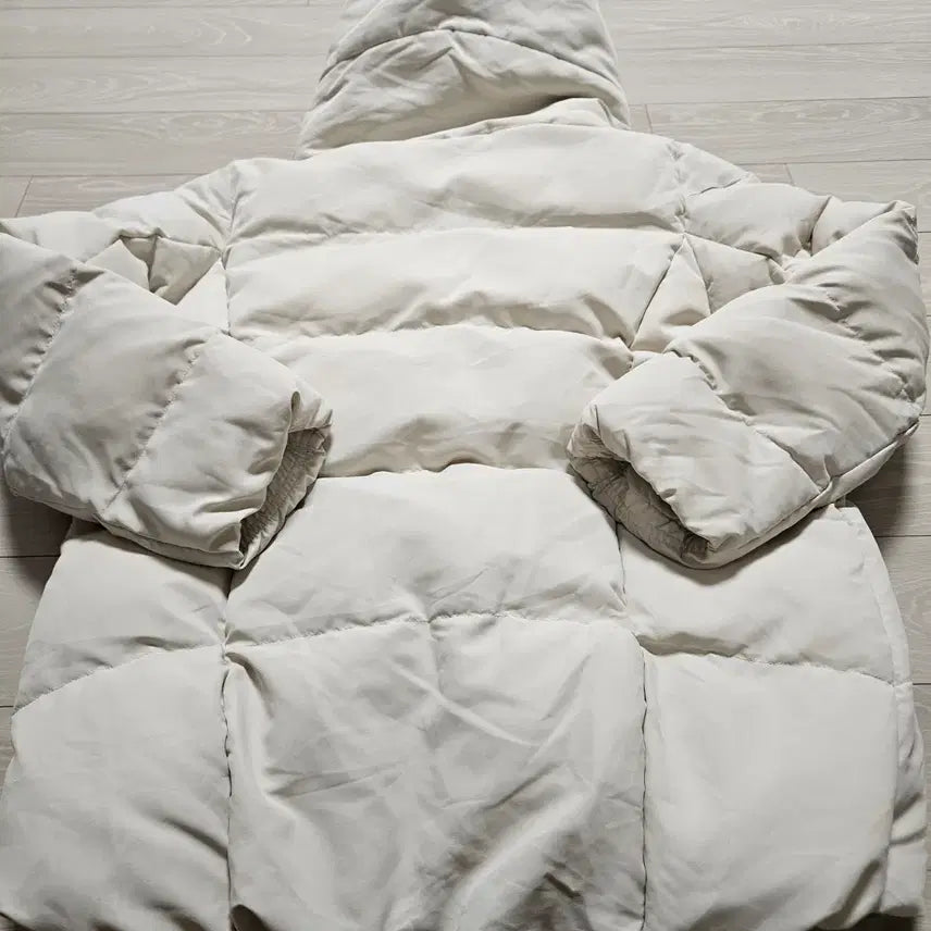[BUNJANG] Ivory Short Padded Jumper (Size 55) / 아이보리 숏패딩 점퍼 55 사이즈