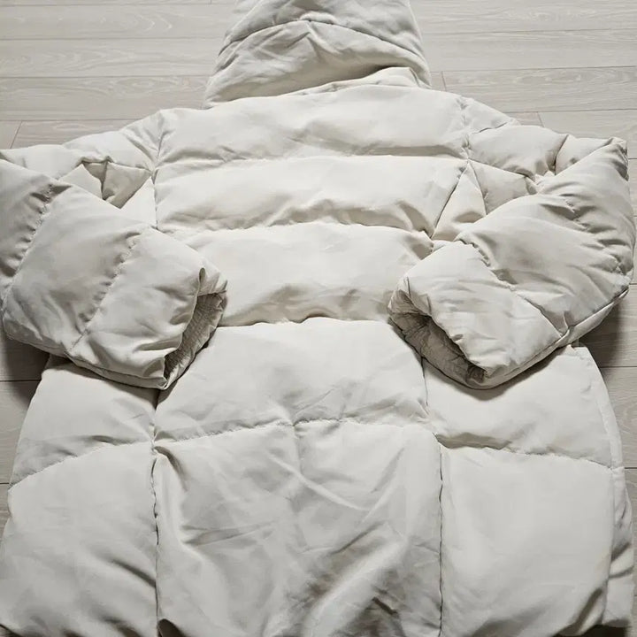 [BUNJANG] Ivory Short Padded Jumper (Size 55) / 아이보리 숏패딩 점퍼 55 사이즈