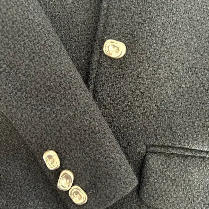 [BUNJANG] Ganesra Archetypes Black Tweed Jacket / 아키타이프 스텔라 자켓 블랙 트위드 자켓 XS(55가능)