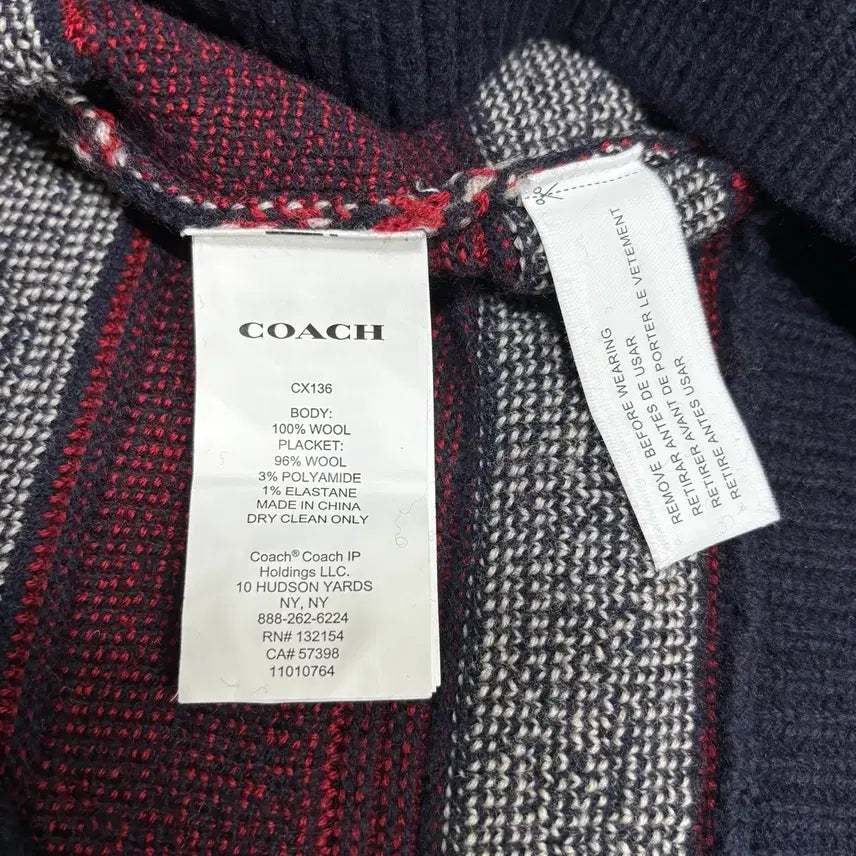 [SOLD OUT] COACH코치 브이넥 가디건 L
