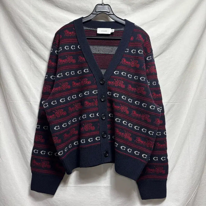 [SOLD OUT] COACH코치 브이넥 가디건 L