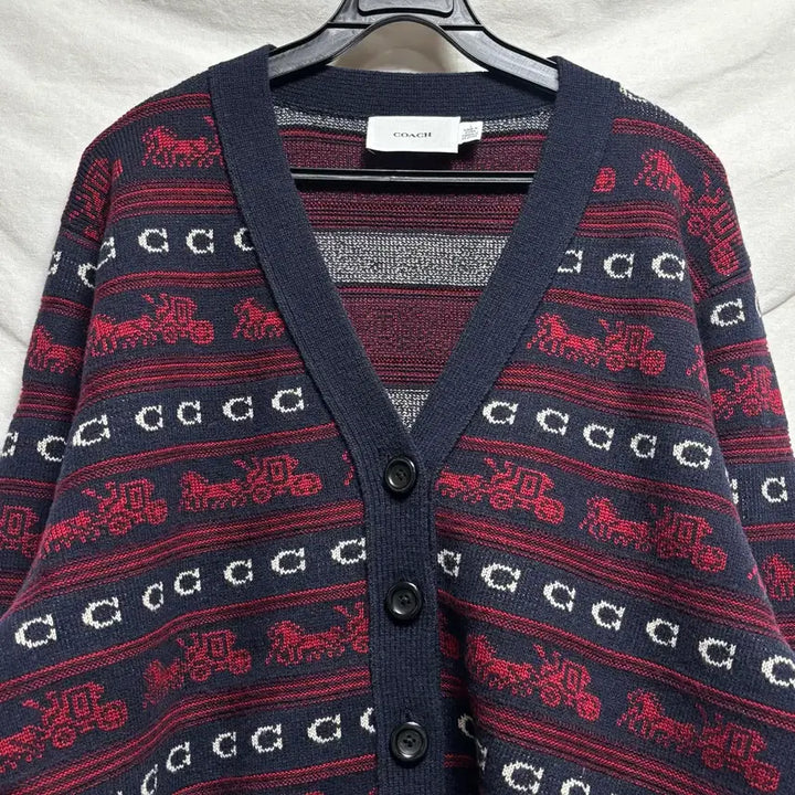 [SOLD OUT] COACH코치 브이넥 가디건 L