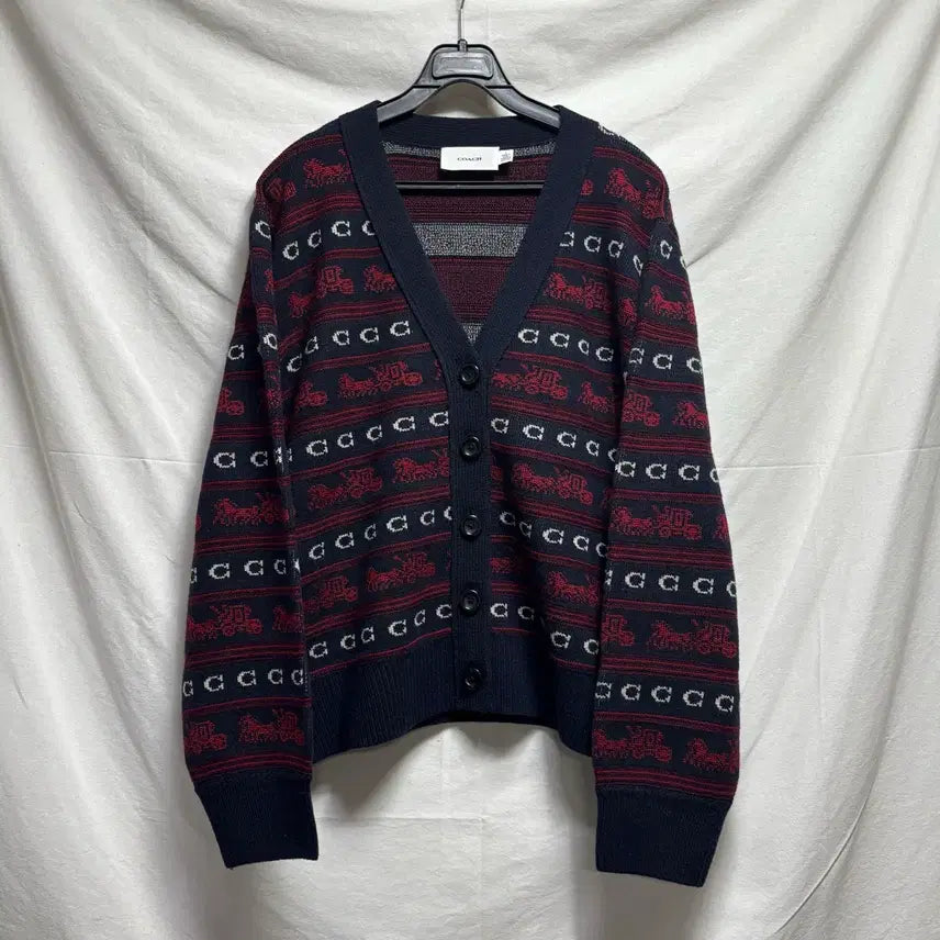 [SOLD OUT] COACH코치 브이넥 가디건 L