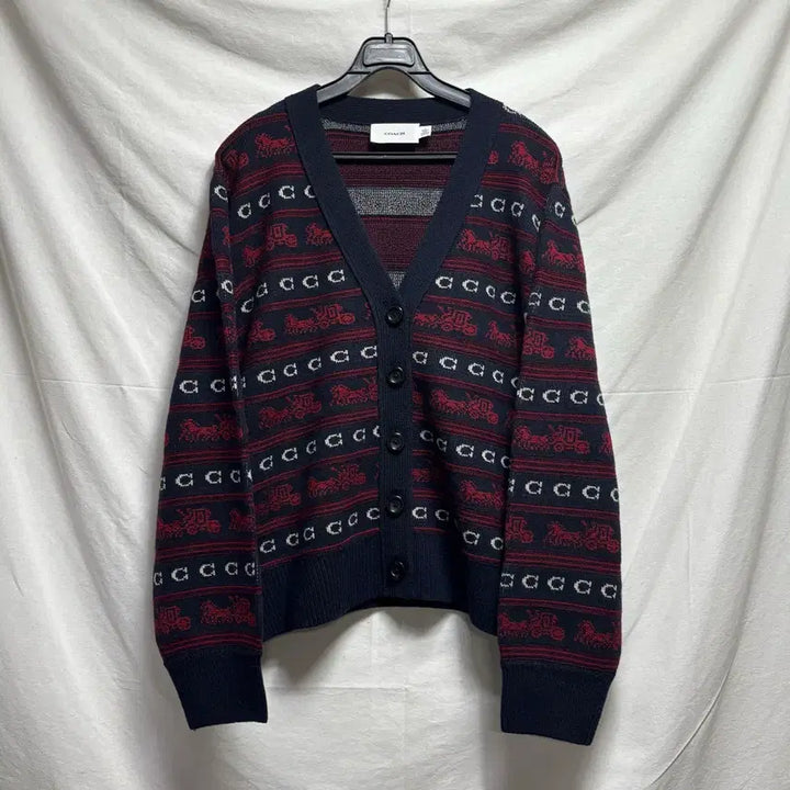 [SOLD OUT] COACH코치 브이넥 가디건 L