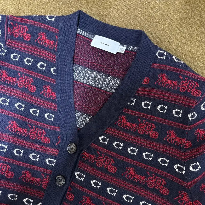 [SOLD OUT] COACH코치 브이넥 가디건 L