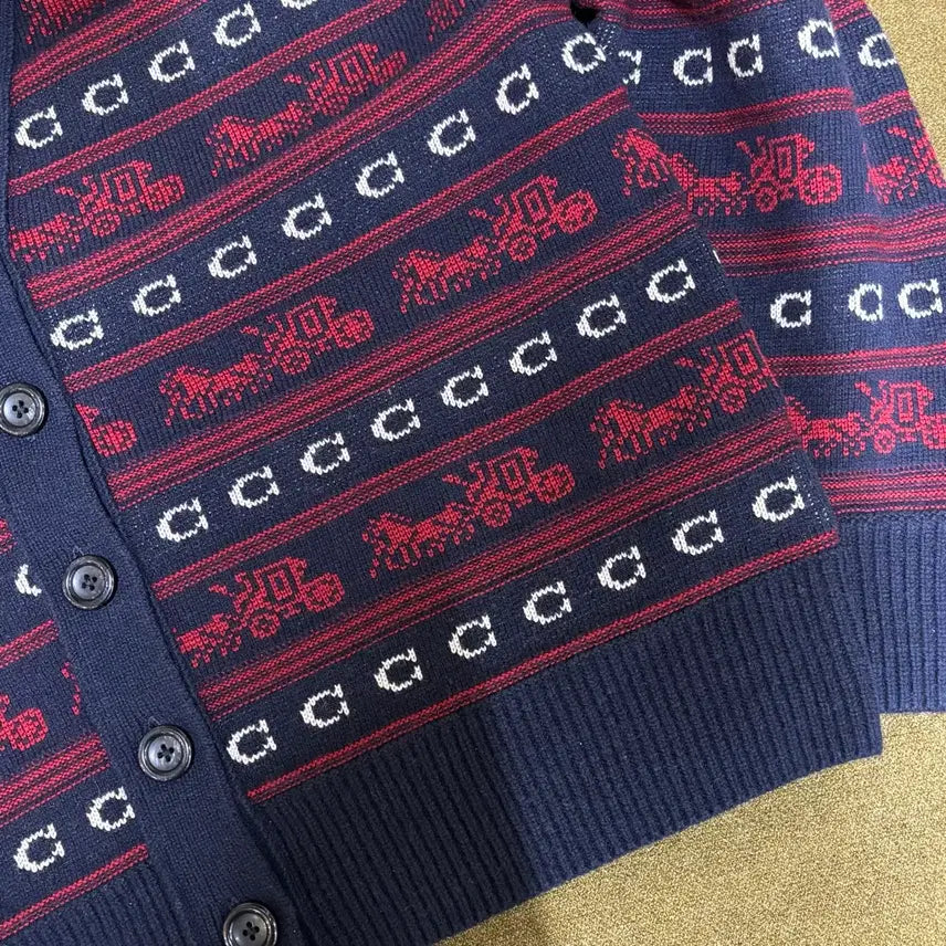 [SOLD OUT] COACH코치 브이넥 가디건 L