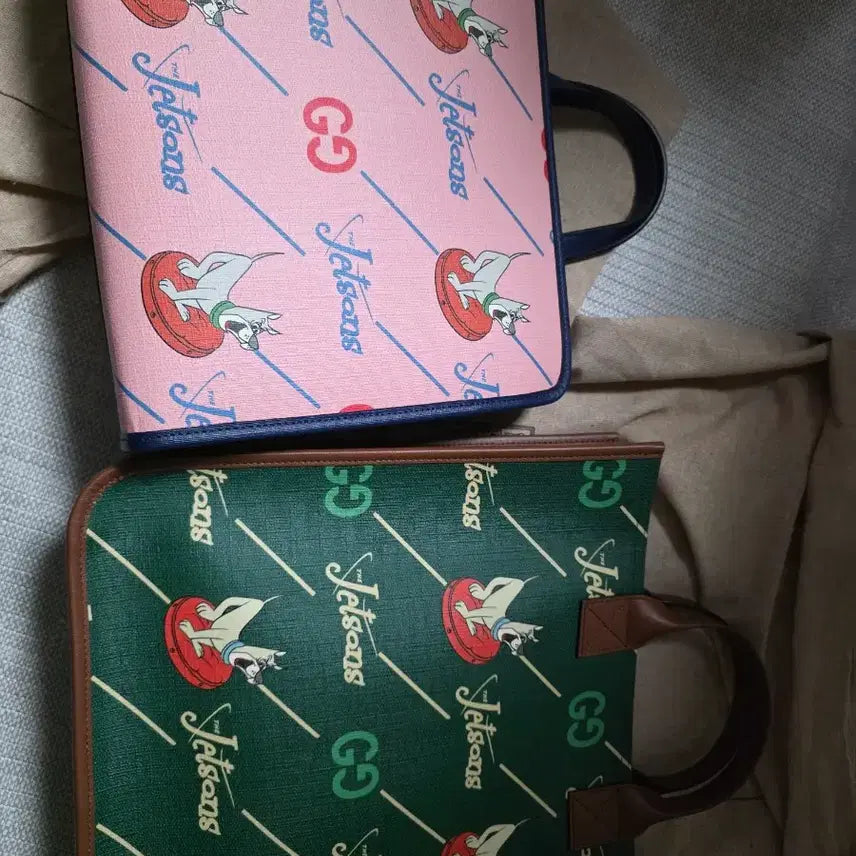 [BUNJANG] Gucci GG Jetsons Tote Bag / 구찌 GG 멀티 JETSONS 토트백 핑크 색상