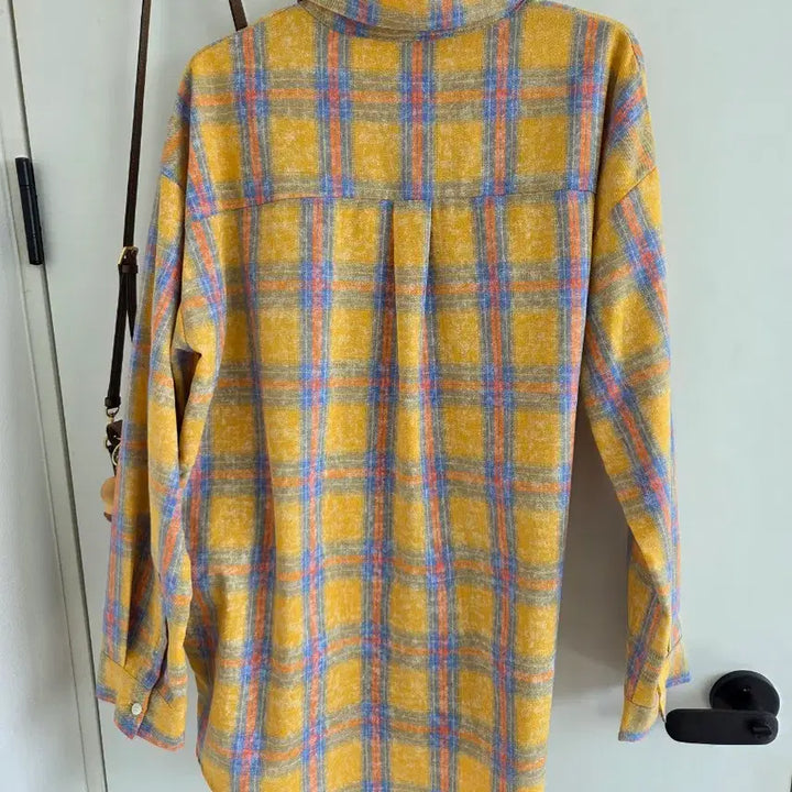 [BUNJANG] FENG Yellow Check Shirt / FENG 옐로우 체크 셔츠