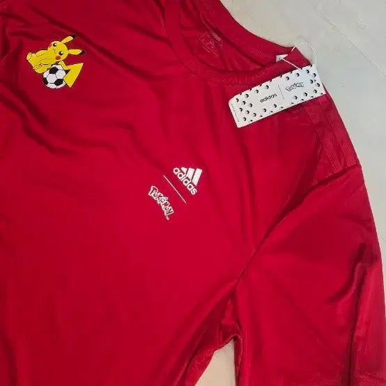 [BUNJANG] Adidas Pokemon Short Sleeve Jersey T-shirt / 포켓몬 아디다스 반팔 져지 티셔츠 115 3XL 정품