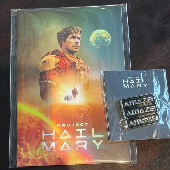 [BUNJANG] ATEEZ Project Hail Mary Pin + Lenticular Card Bundle Set / [일괄] AMAZE 핀 + 로키 렌티큘러 카드 세트 프로젝트 헤일메리