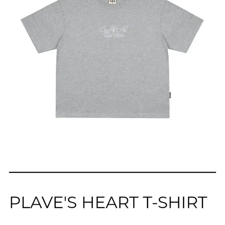 [BUNJANG] PLAVE Heart T-shirt L Size / 플레이브 하트 반팔 티셔츠 L 사이즈