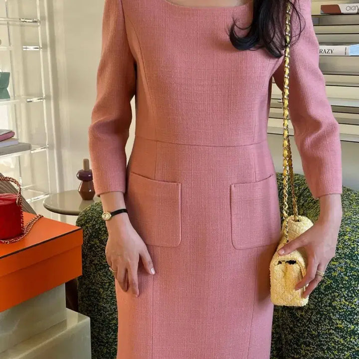 [BUNJANG] Labamba Room Panarea Tweed Dress / 라밤바룸 파나레아 트위드 원피스