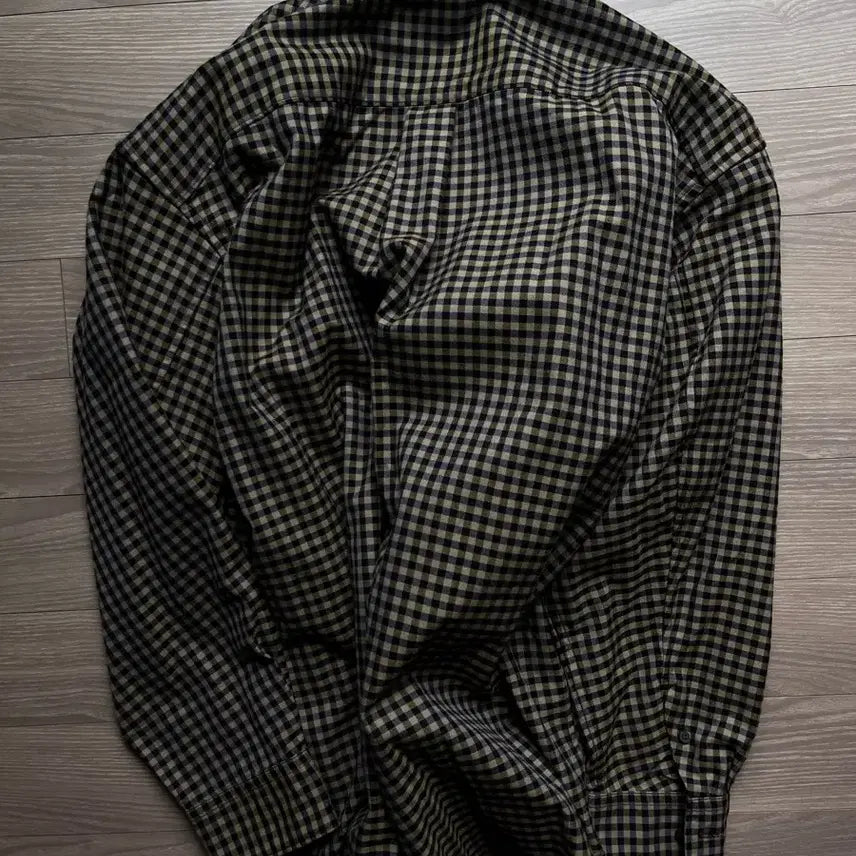 [BUNJANG] Uniqlo U Check Pattern Shirt Yellow L / 유니클로 U 체크패턴 셔츠 옐로우 L