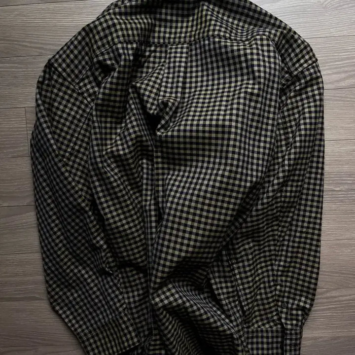 [BUNJANG] Uniqlo U Check Pattern Shirt Yellow L / 유니클로 U 체크패턴 셔츠 옐로우 L