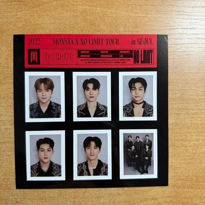 [BUNJANG] Monsta X No Limit Tour Bundle Set Photocard / 일괄 양도 몬엑 노리밋투어 포카 set, 증사 ,7기 팬클럽 키트 set
