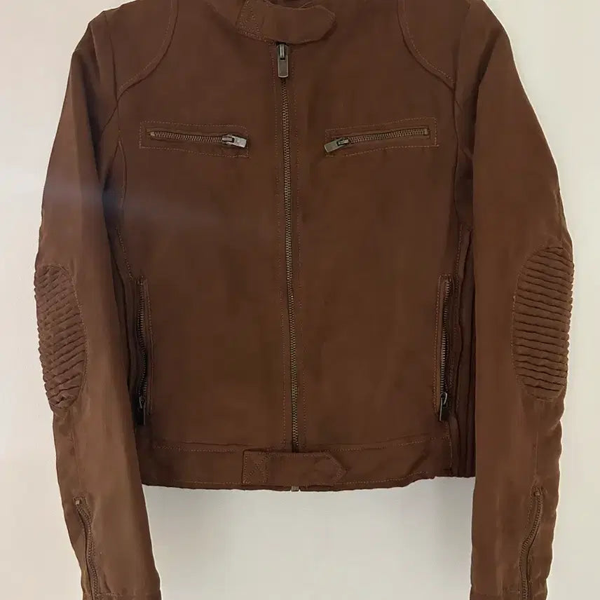 [BUNJANG] ZARA BASIC Suede Brown Jacket / ZARA BASIC 스웨이드 브라운 자켓