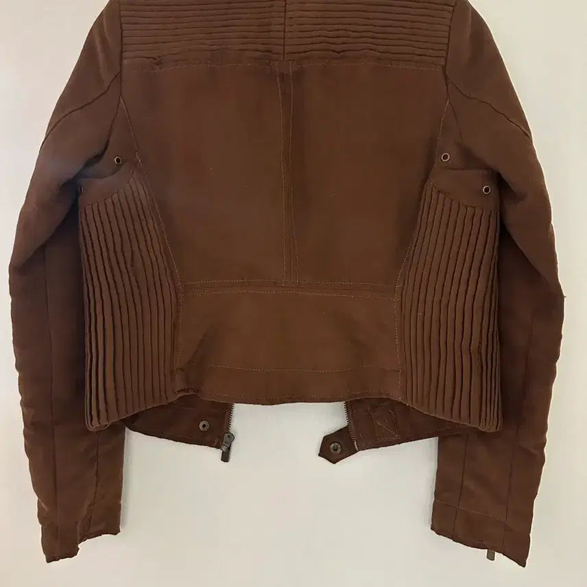[BUNJANG] ZARA BASIC Suede Brown Jacket / ZARA BASIC 스웨이드 브라운 자켓