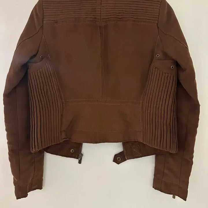 [BUNJANG] ZARA BASIC Suede Brown Jacket / ZARA BASIC 스웨이드 브라운 자켓