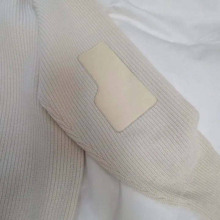 [BUNJANG] Years Ago Merino Wool Collar Knit White M / 이얼즈어고 카라 니트 화이트 M