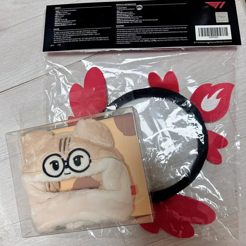 [BUNJANG] T1 Doran Fanlight Cover + Artifact Headband / T1 티원 도란 응원봉 커버 + 아티 헤드밴드