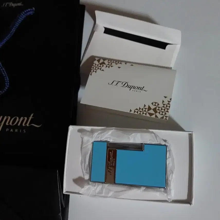 [BUNJANG] S.T. Dupont Slimmy Turbo Lighter (New Model, CA028007, Dual Flame Turbo) / [새상품,풀세트] 듀퐁라이터 슬리미 터보 신형 ca028007 쌍불 터보