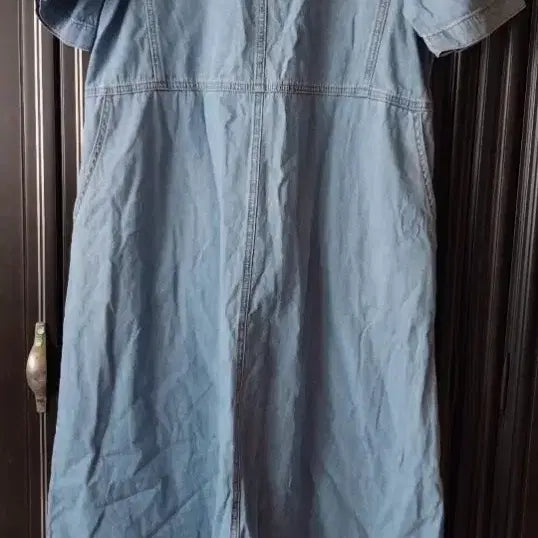 [BUNJANG] Denim Mini Dress / 청 데님 원피스 반팔