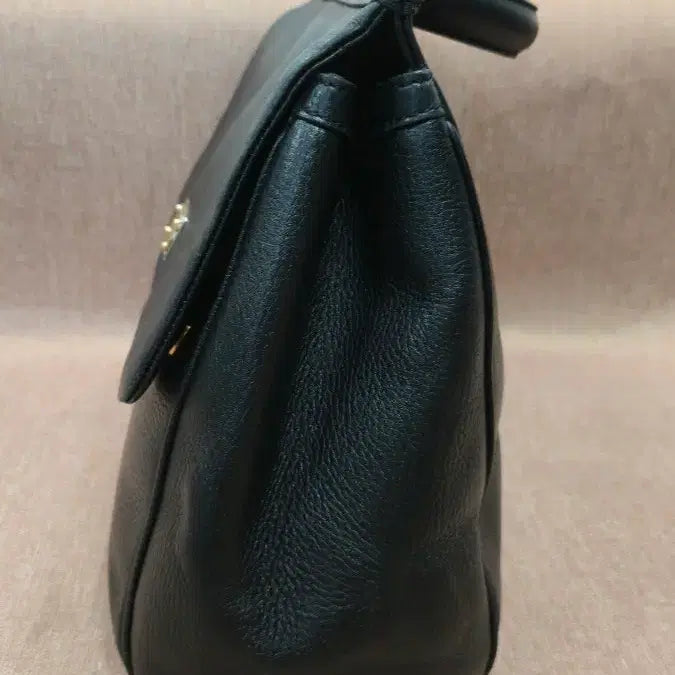 [BUNJANG] Dolce &amp; Gabbana Sicily Grain Leather Tote Bag / 돌체앤가바나 정품 시칠리 그레인 레더 토트백 (블랙/골드)