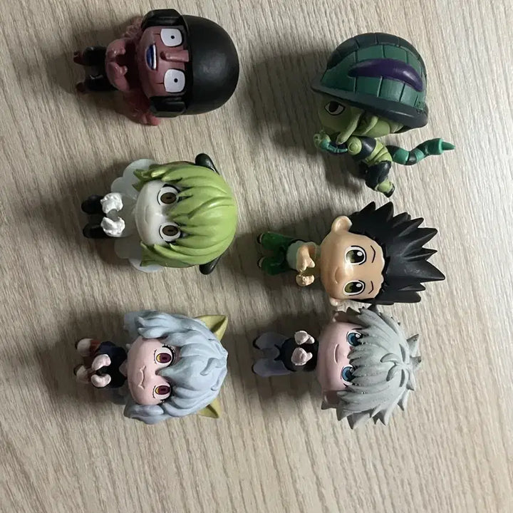 [BUNJANG] Hunter x Hunter Hugcot Figure Bundle Set / 헌터헌터 허그코트 키메라앤트편 가챠 피규어 6종 일괄