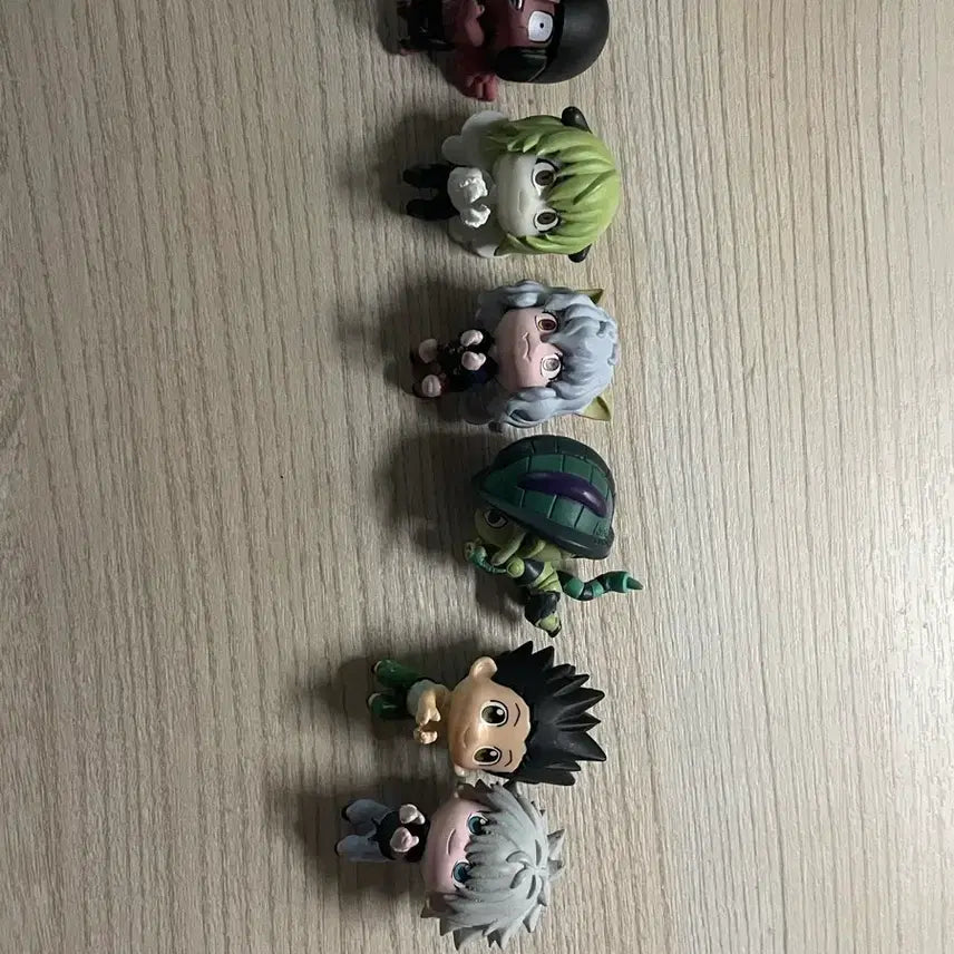 [BUNJANG] Hunter x Hunter Hugcot Figure Bundle Set / 헌터헌터 허그코트 키메라앤트편 가챠 피규어 6종 일괄