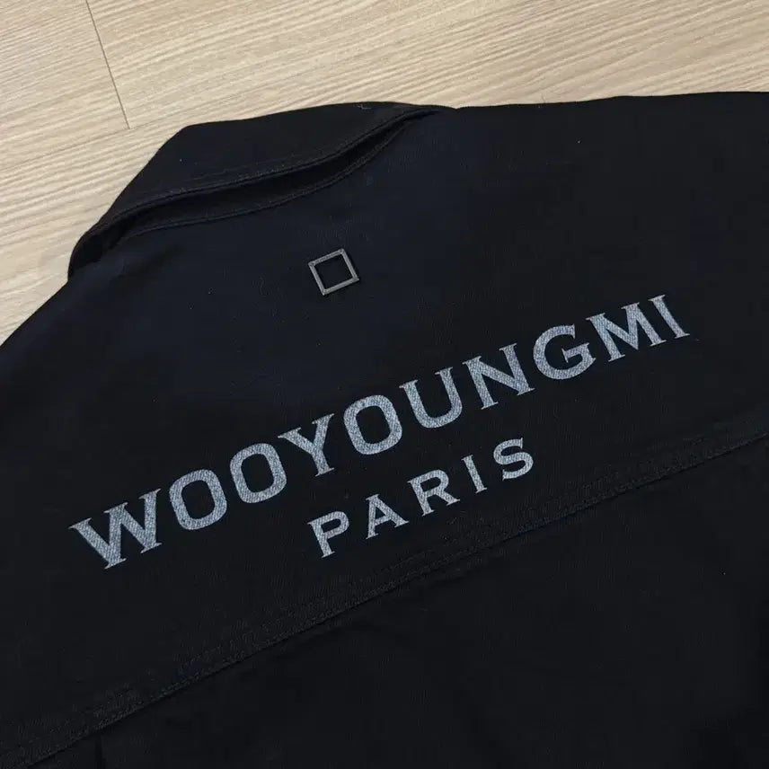 [SOLD OUT] [46] 우영미 24SS 백로고 데님 셔츠 자켓 블랙