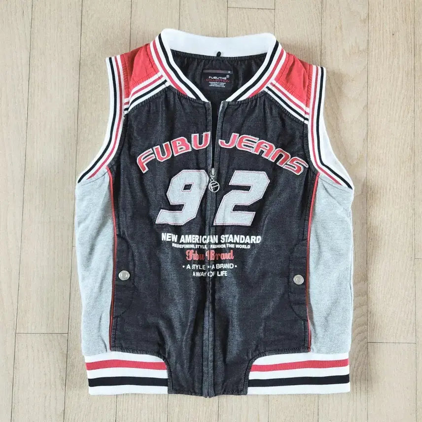 [BUNJANG] FUBU JEANS 92 Zip-Up Vest / 여성90 FUBU JEANS 92 집업 조끼 베스트