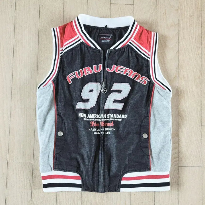 [BUNJANG] FUBU JEANS 92 Zip-Up Vest / 여성90 FUBU JEANS 92 집업 조끼 베스트