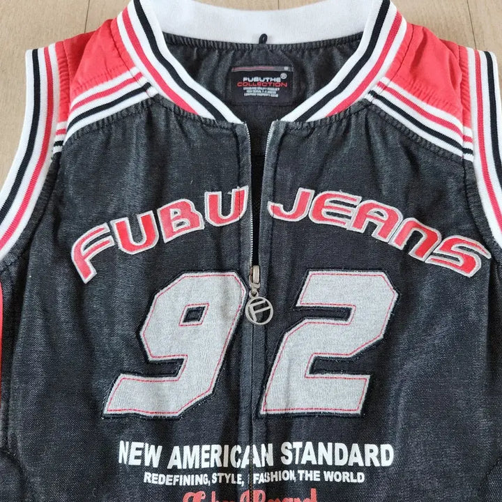 [BUNJANG] FUBU JEANS 92 Zip-Up Vest / 여성90 FUBU JEANS 92 집업 조끼 베스트