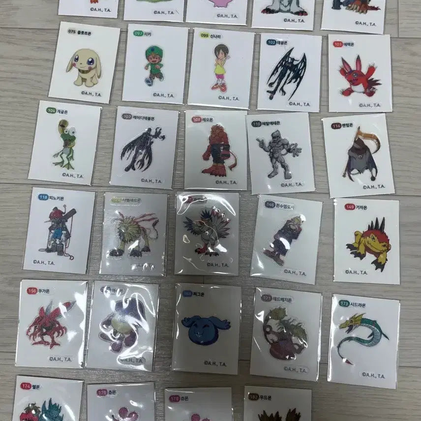 [BUNJANG] Various Tteokbokki Stickers Bundle Set / 여러가지 띠부씰