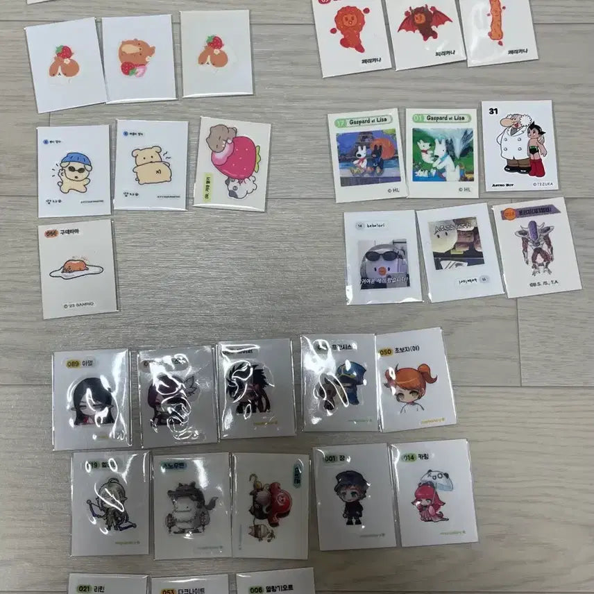 [BUNJANG] Various Tteokbokki Stickers Bundle Set / 여러가지 띠부씰