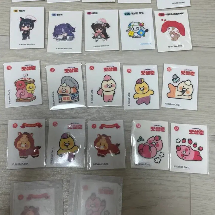 [BUNJANG] Various Tteokbokki Stickers Bundle Set / 여러가지 띠부씰