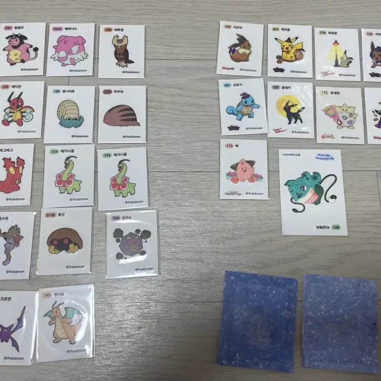 [BUNJANG] Various Tteokbokki Stickers Bundle Set / 여러가지 띠부씰