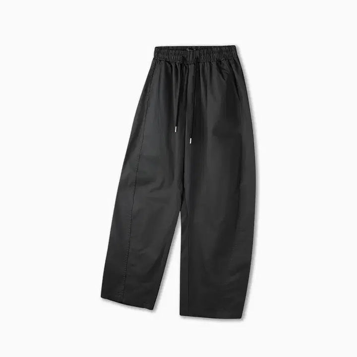 [BUNJANG] Unisex Washed Cotton Wide Banding Pants / [남여공용]워싱코튼 기본 와이드밴딩팬츠 M~XL