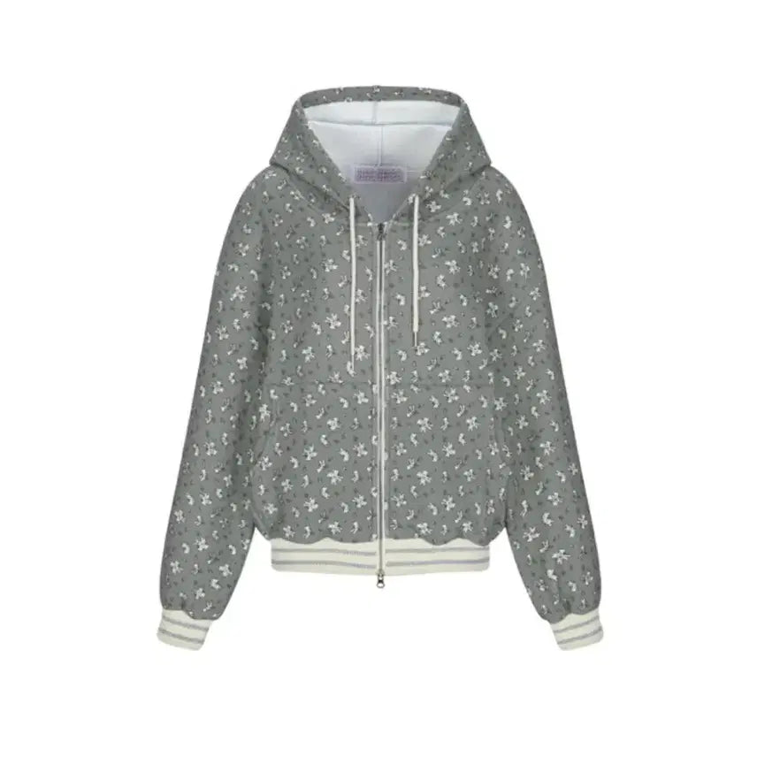 [BUNJANG] Minjiena Rabbit Fluffy Zip-Up Hoodie Grey / 민지에나 래빗 플러피 후드집업 그레이