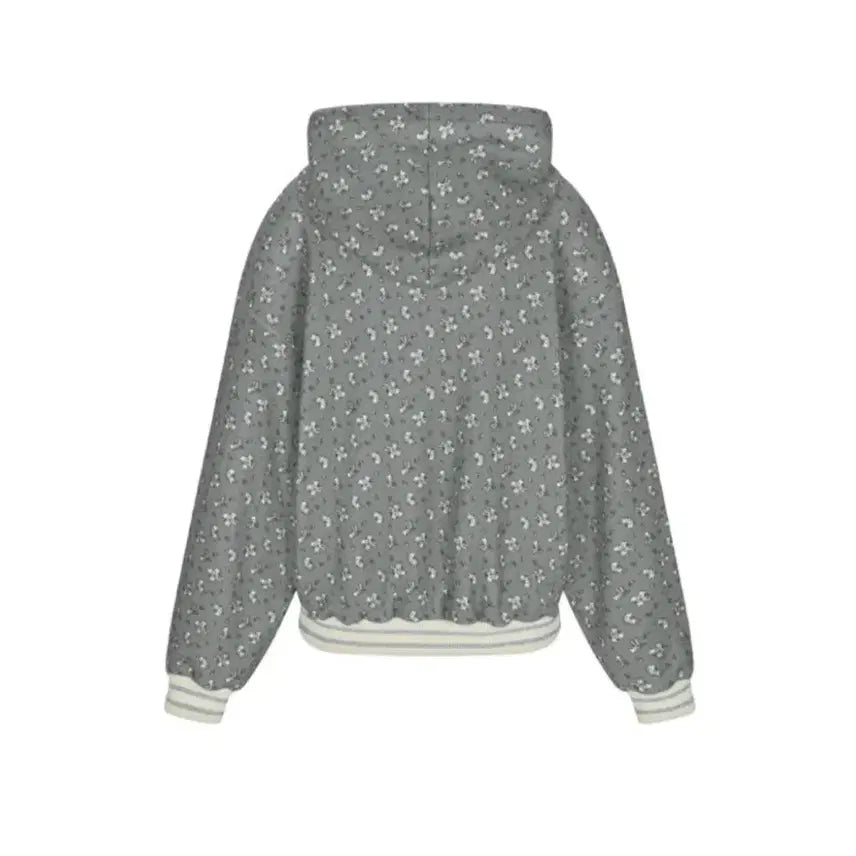 [BUNJANG] Minjiena Rabbit Fluffy Zip-Up Hoodie Grey / 민지에나 래빗 플러피 후드집업 그레이