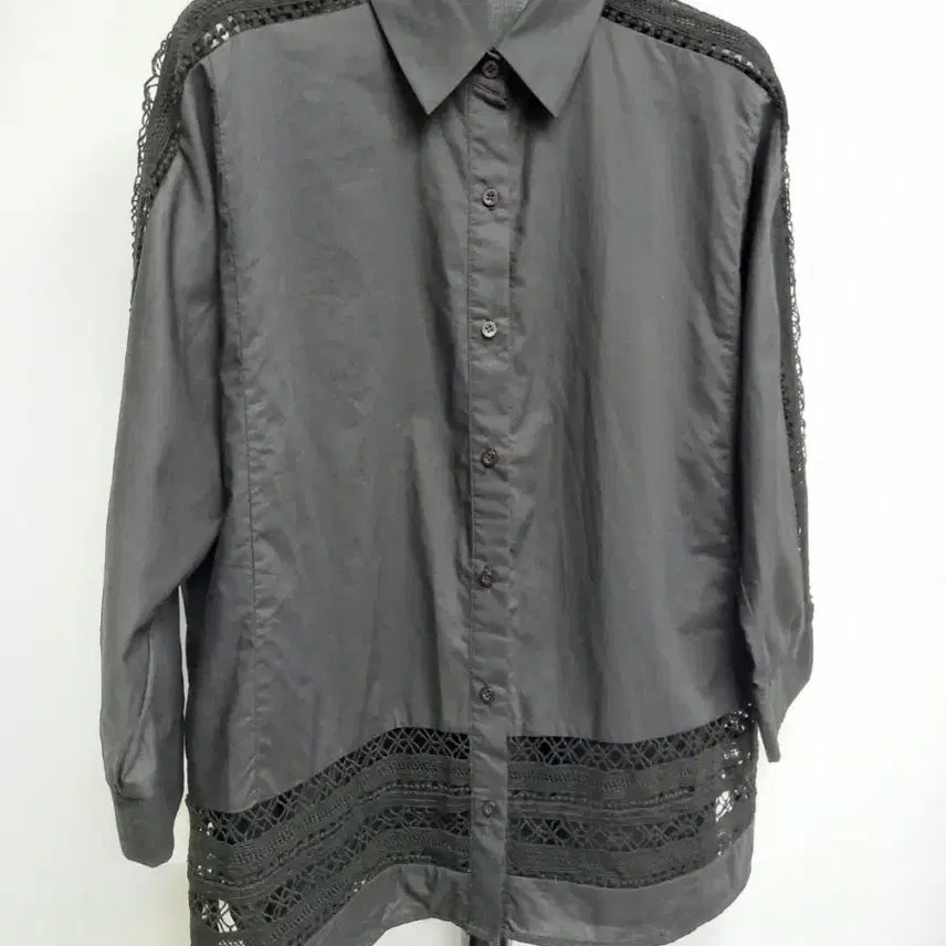 [BUNJANG] G-Cut Cotton 7/8 Sleeve Blouse / 지컷 춘하추 면 7부8부 블라우스 55.66