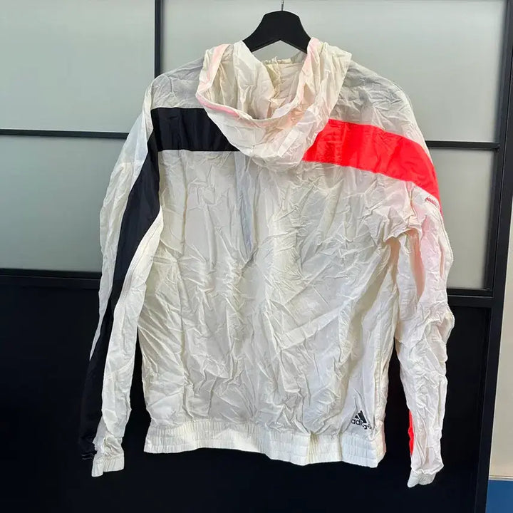 [BUNJANG] Adidas Zip-Up Windbreaker Hoodie / 아이다스 집업 후드 바람막이