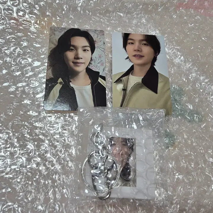 [SOLD OUT] BTS 방탄 아리랑 위버스 윤기 슈가 포카 키링 세트