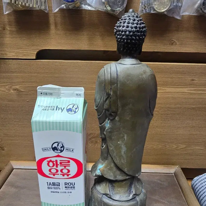 [BUNJANG] Antique Bronze Buddha Statue / 골동품) 부처님 동불상