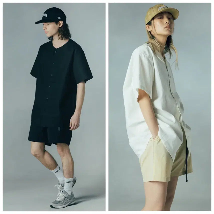 [BUNJANG] New Era Japan Black Label Baseball Shirt (2XL) / 뉴에라 JAPAN 블랙라벨 (2XL) 베이스볼 셔츠